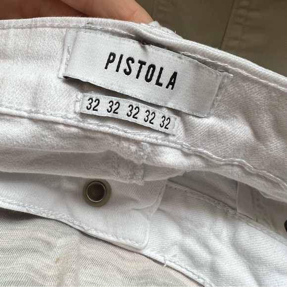 Pistola White Crop Skinny Jeans. Size 32. Like new condition, worn a handful. - Picture 8 of 8